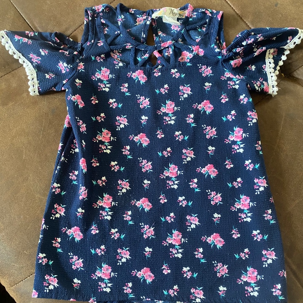 Magenta Brand Off the Shoulder Top